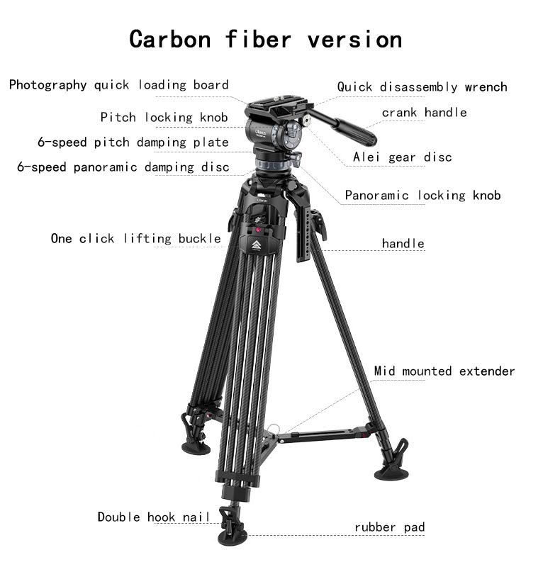 Fast Professional Photography Heavy duty Tripod