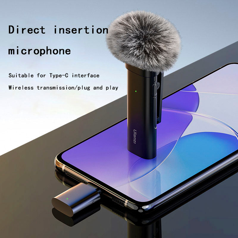 Direct insertion microphone