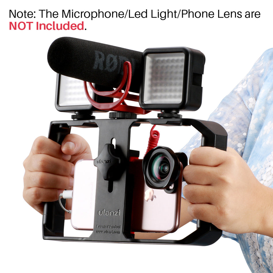 Mobile phone handheld camera stand
