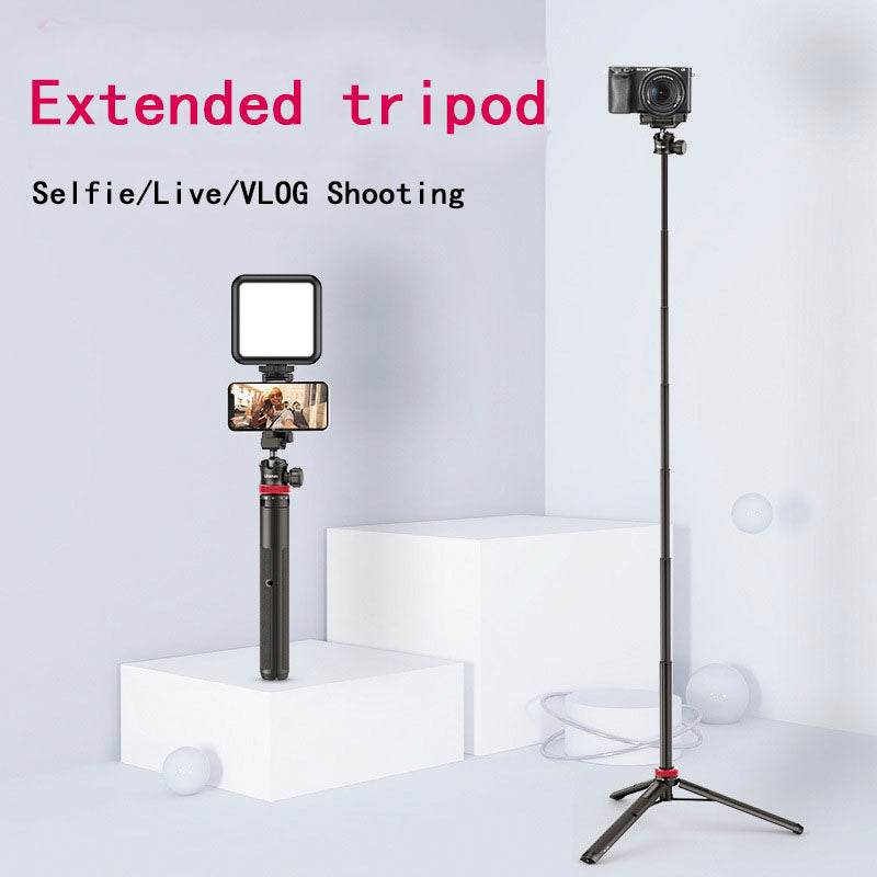 Phone clip can extend tripod