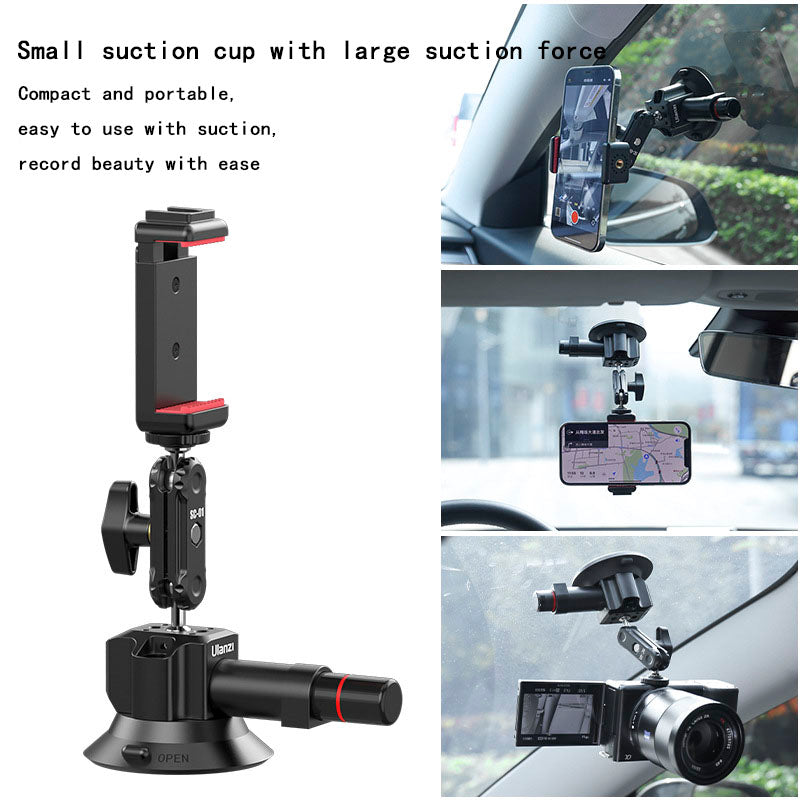 Portable integrated design suction cup